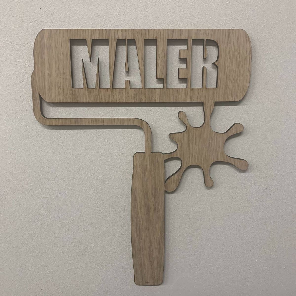 Træskilt - Maler