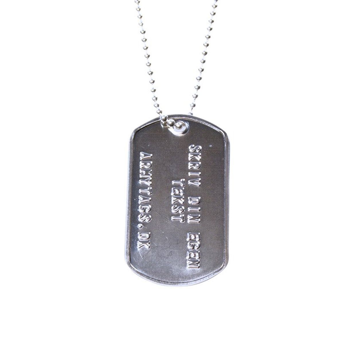 Shiny Dogtag, 1 stk