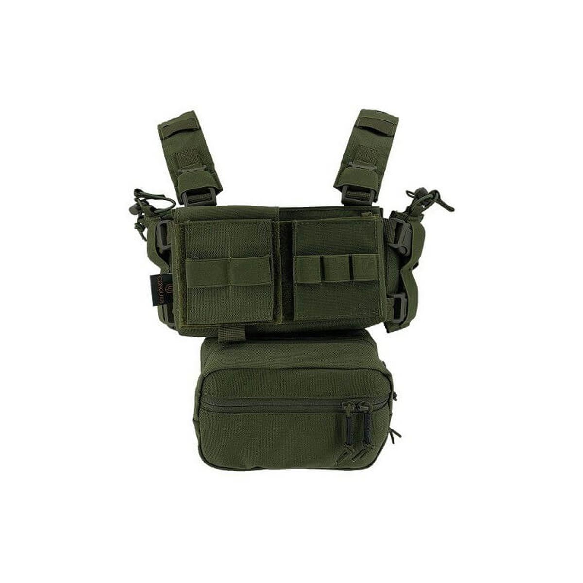 Conquer Mini Chest Rig OD Grøn