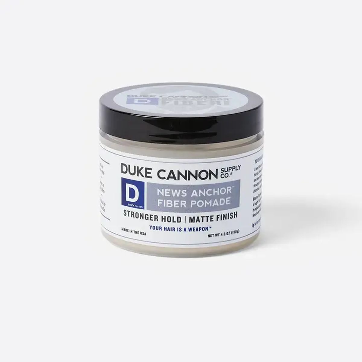 Duke Cannon News Anchor Fiber Pomade