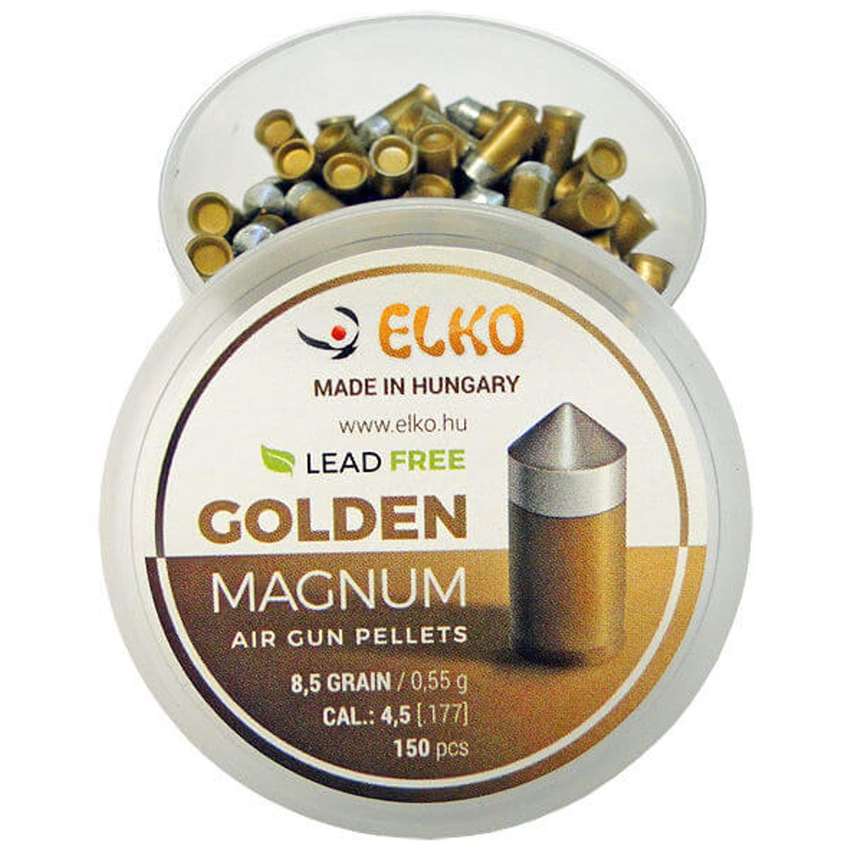 Elko Golden Magnum Blyfri Hagl, 150 stk, 4,5 mm (.177)