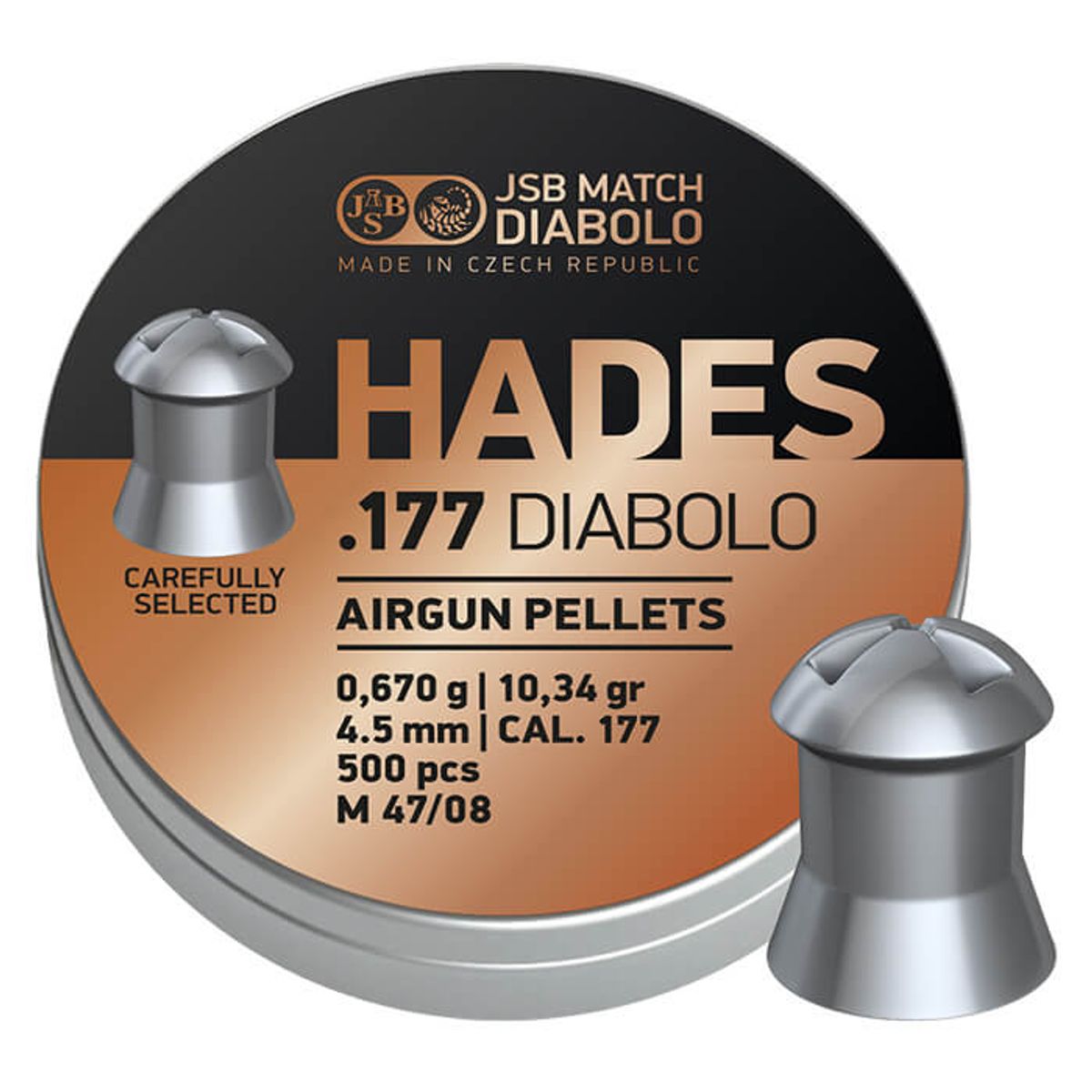 JSB Hades Hagl, 500 stk, 4,5 mm(.177)