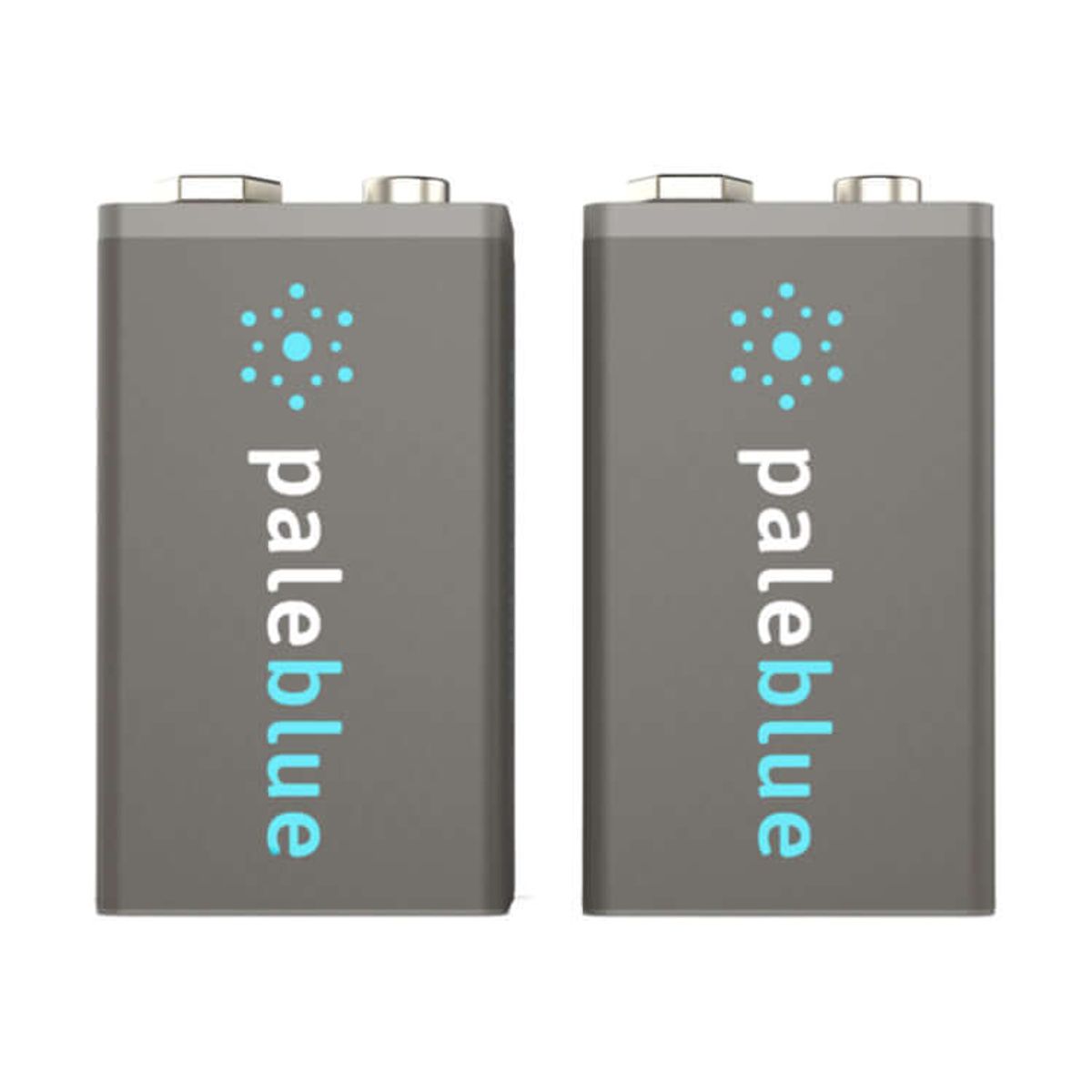 Pale Blue Genopladelige 9V Batterier