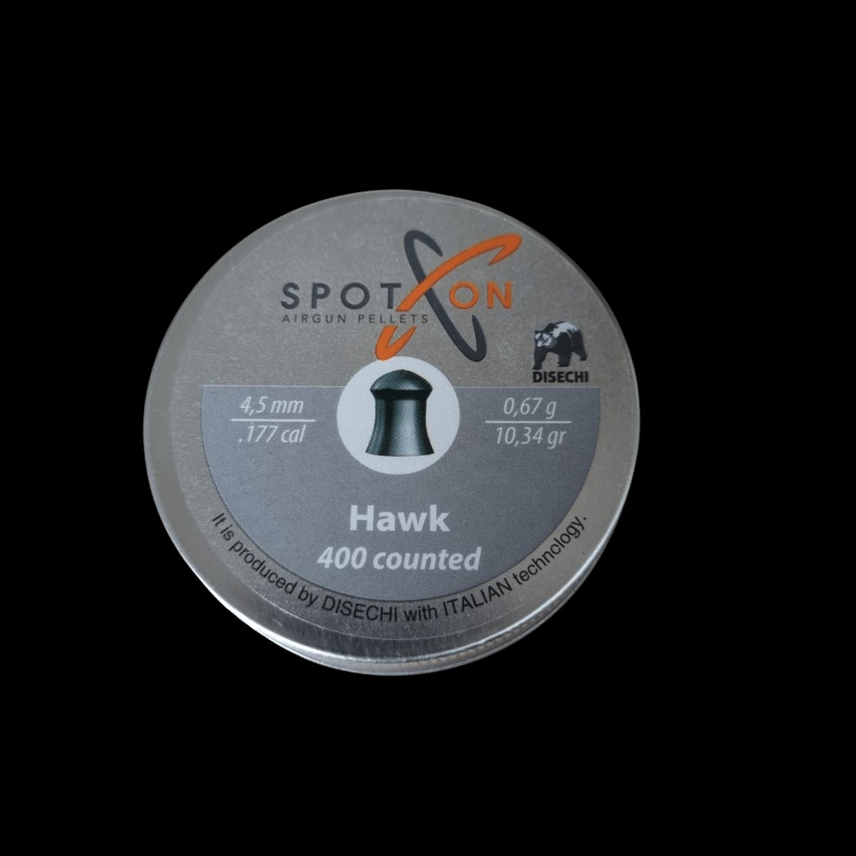 Spot On Hawk Hagl, 400 stk, 4,5 mm (.177)