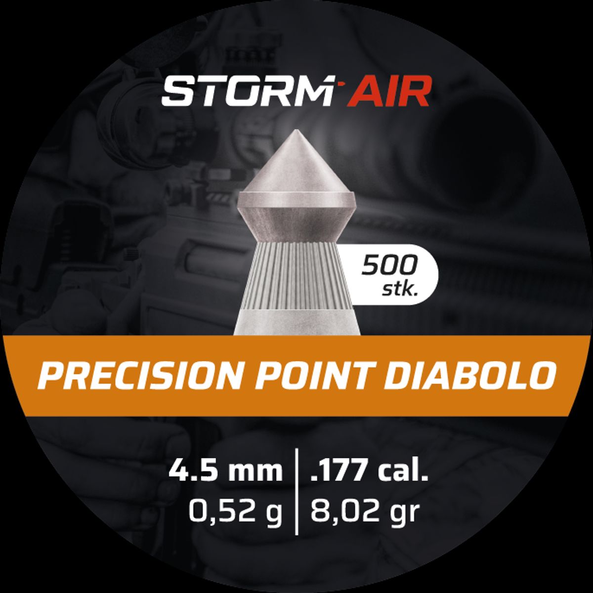 Storm Air Precision Point Diabolo, 4,5 mm, 500 Stk