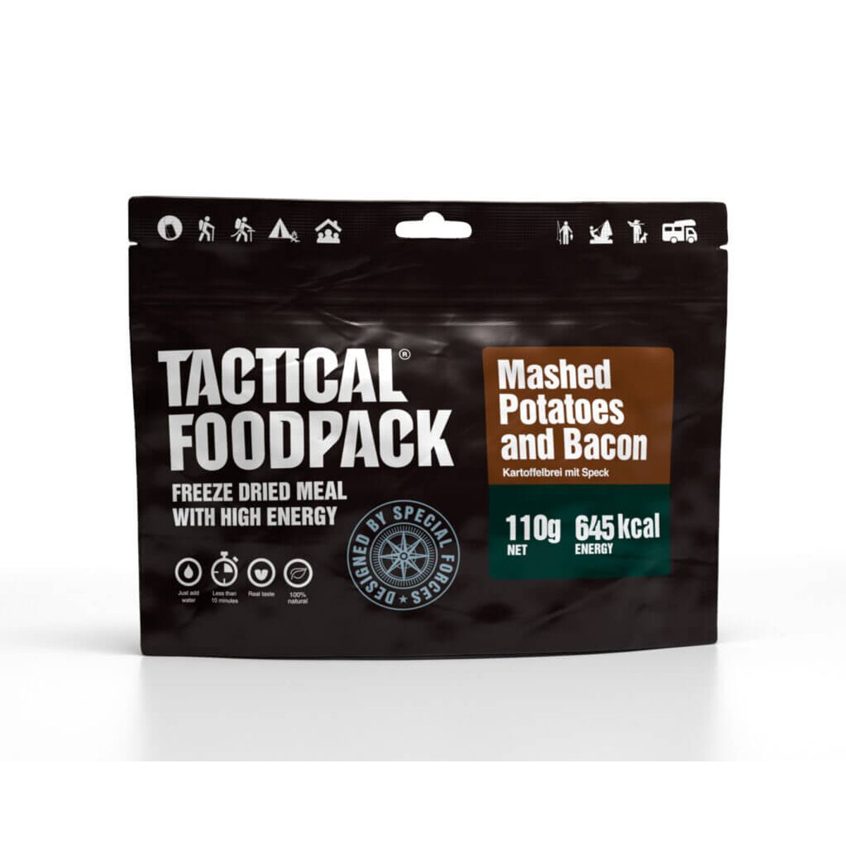 Tactical Foodpack, Kartoffelmos med Bacon