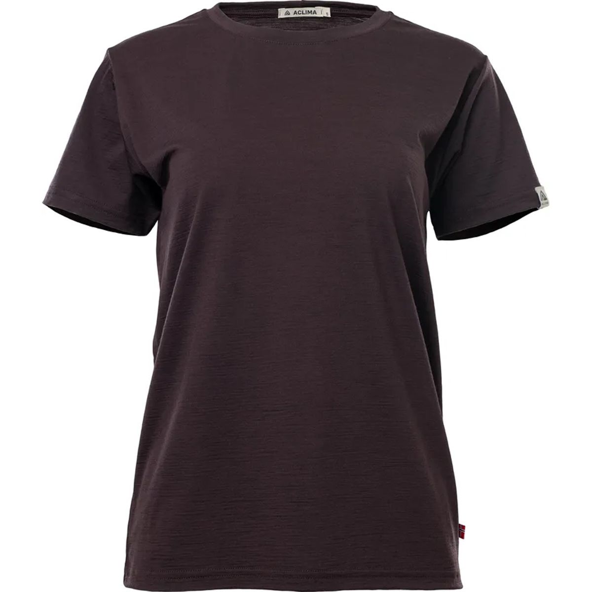 Aclima Dame 180g Classic Tee Chocolate Plum XL