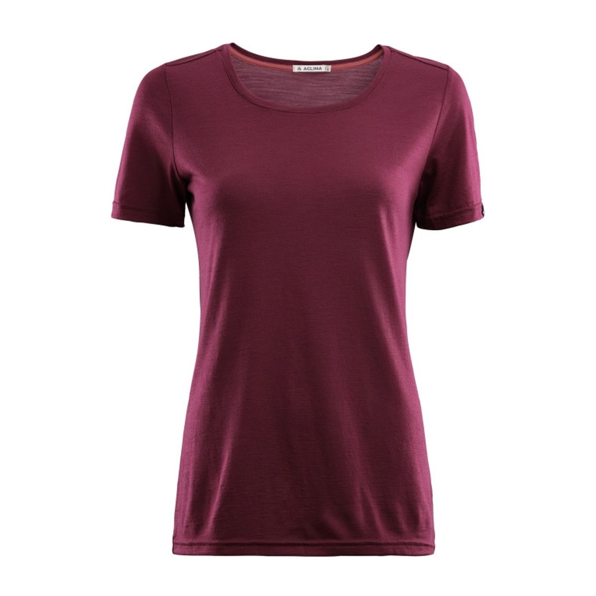 Aclima Round Neck Dame Lightwool Zinfandel L