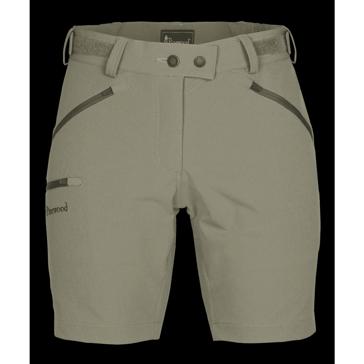 Pinewood Abisko Dame Shorts Mole Brown 40