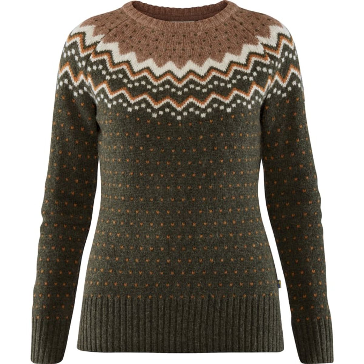 Fjällräven Ãvik Knit Dame Sweater Deep Forest M