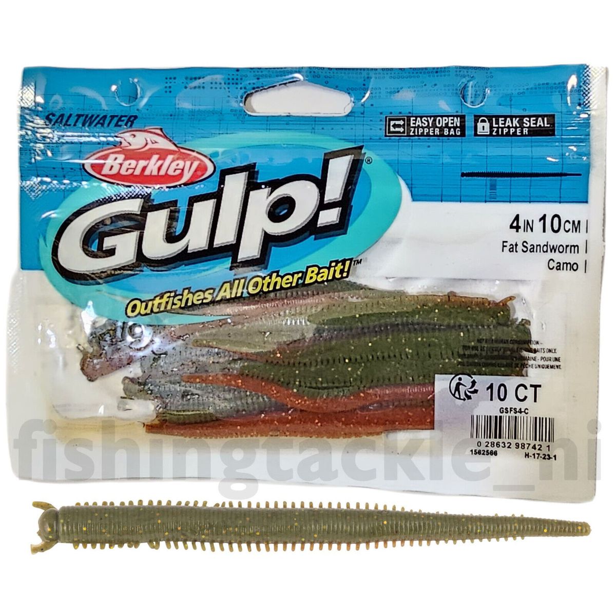 Berkley Sandworm Camo GULP