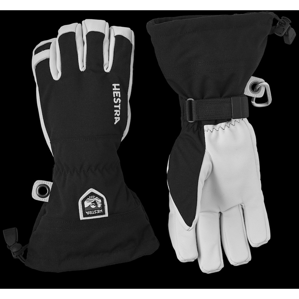 Hestra Femal Army Leather Heli Ski 5-finger Str 7