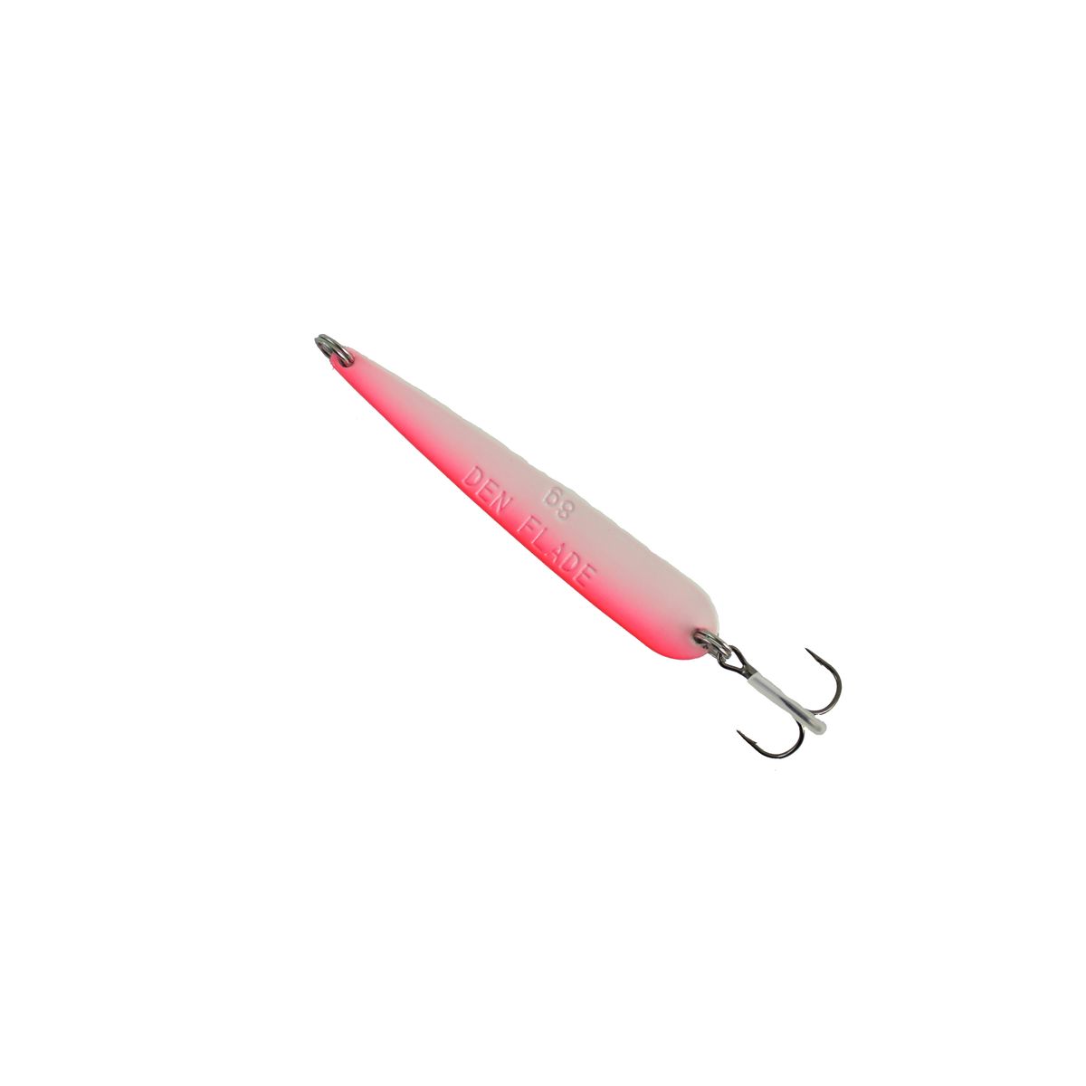 Jack Rapid Den Flade Gennemløbs blink Den Flade Fluo Pink/White 8g