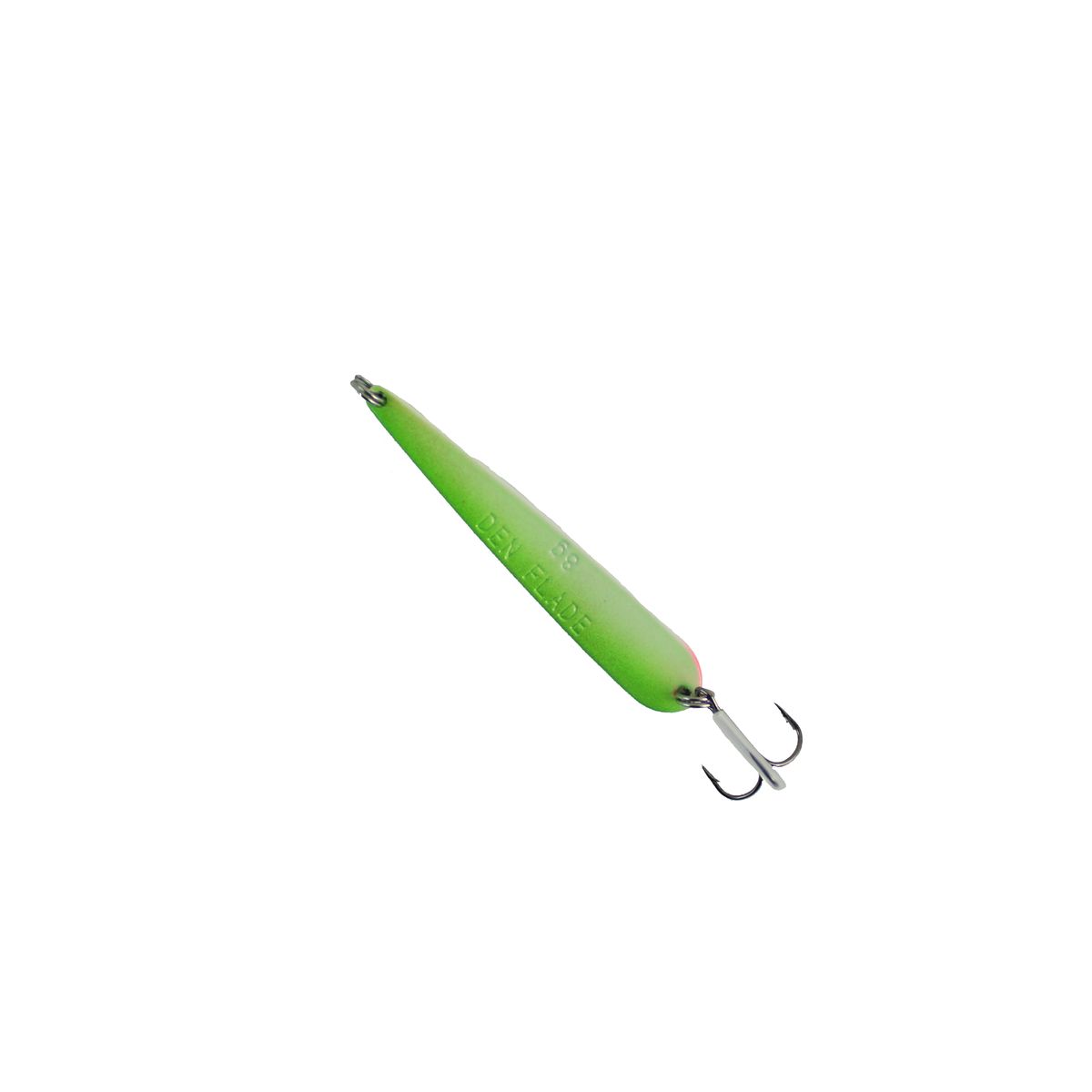 Jack Rapid Den Flade Gennemløbs blink Den Flade Fluo Green/White 12g