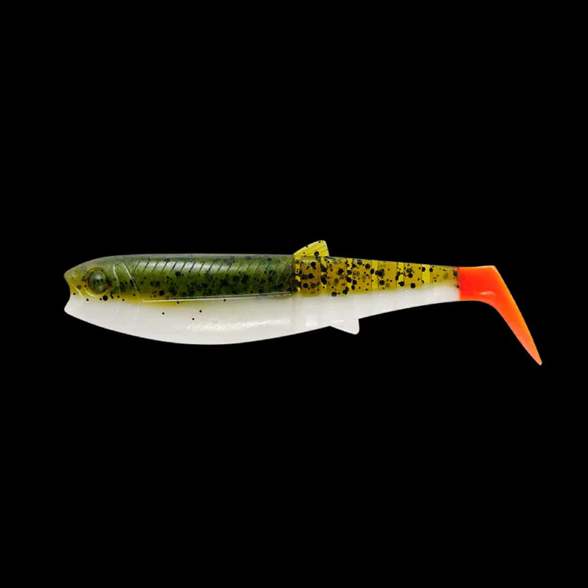 Savage Gear Cannibal Shad Olive Hot Orange 20g 12,5 cm