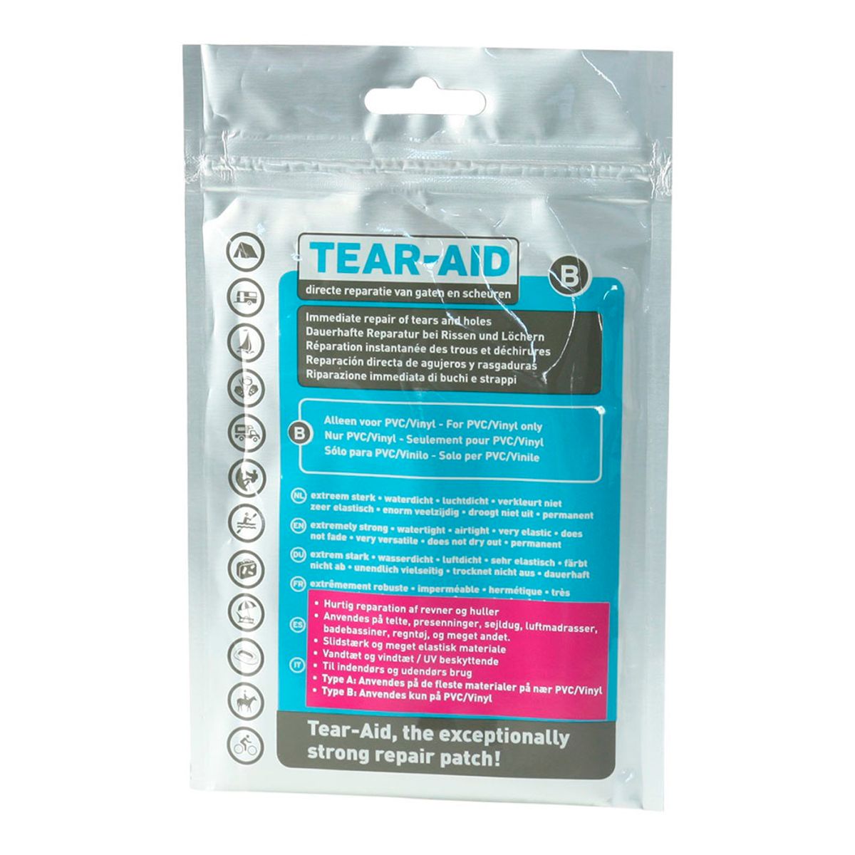 Tear-Aid Transparent Reparationslap Type B