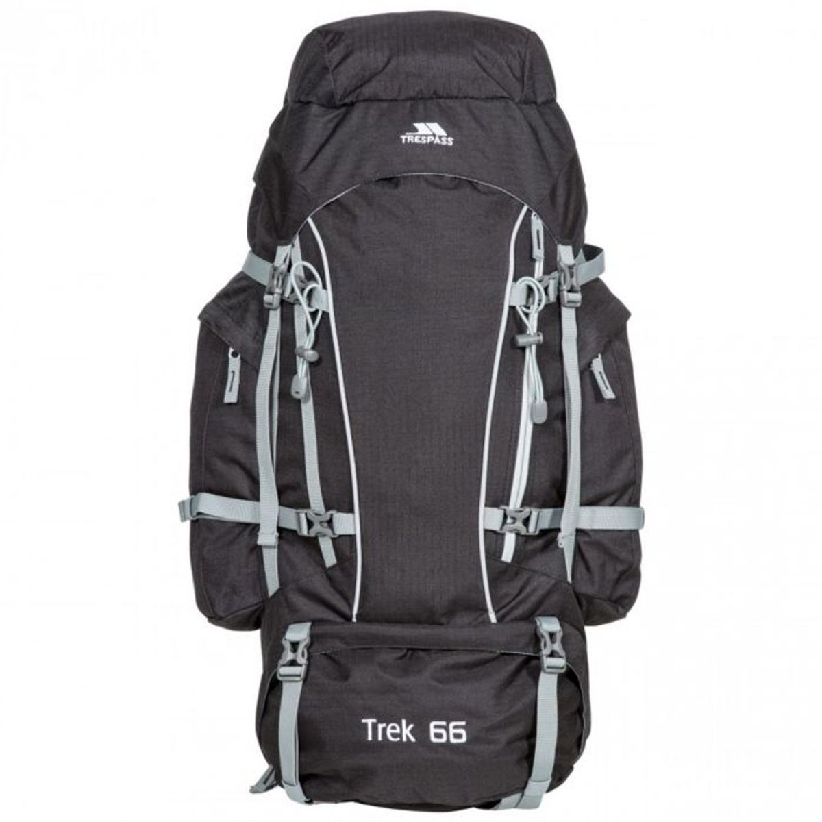 Trespass Trek 66 L Rygsæk Sort 66 Liter