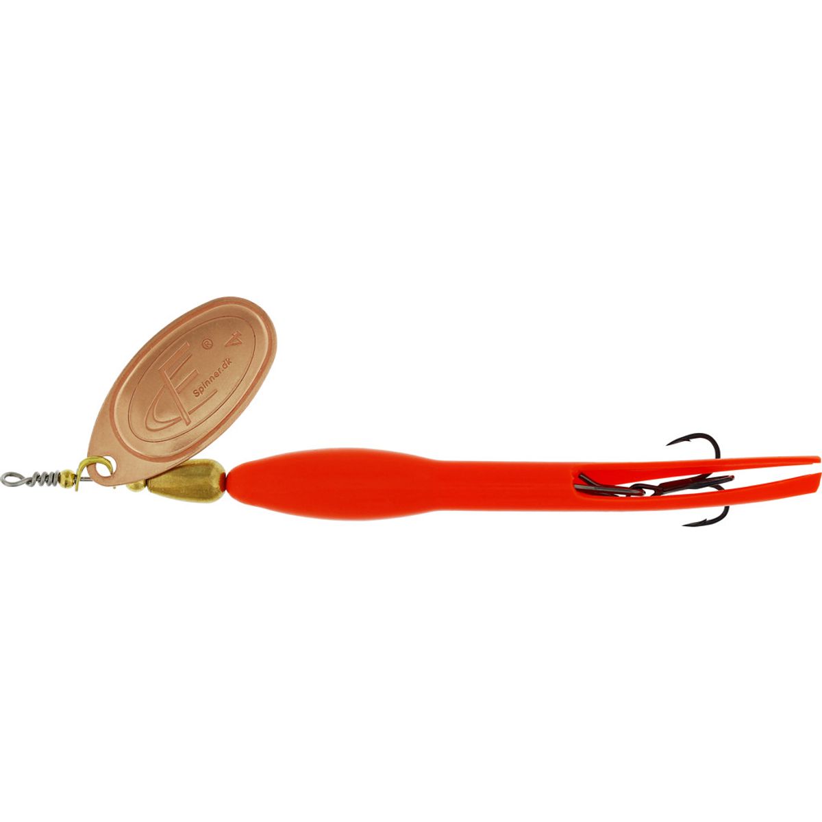 Westin FC Spinner Downstream 20g Flouro Orange Copper Blade