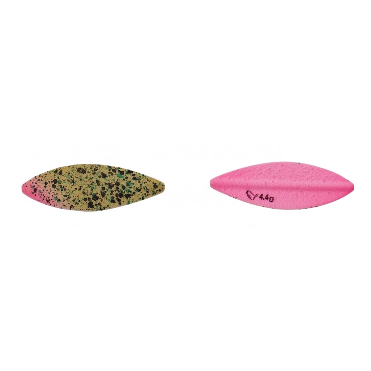 Lt Stickel Blade Rigged Sinking Pellet Gennemløbs Blink Pellet Uv Pink 4,4g 4,2 cm