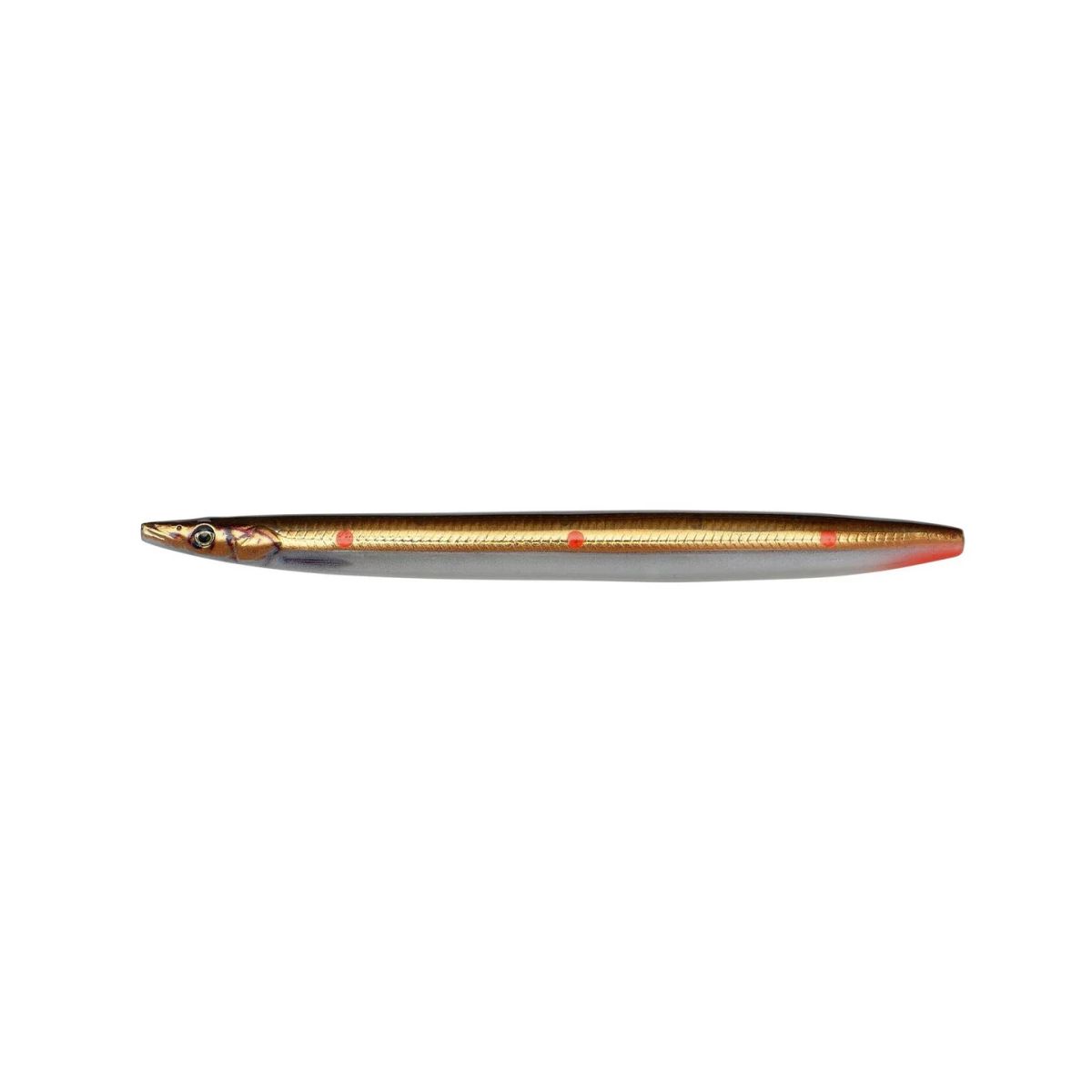 Savage Gear Sandeel 3D LT Brown Copper Red Dot 23g 13,5cm