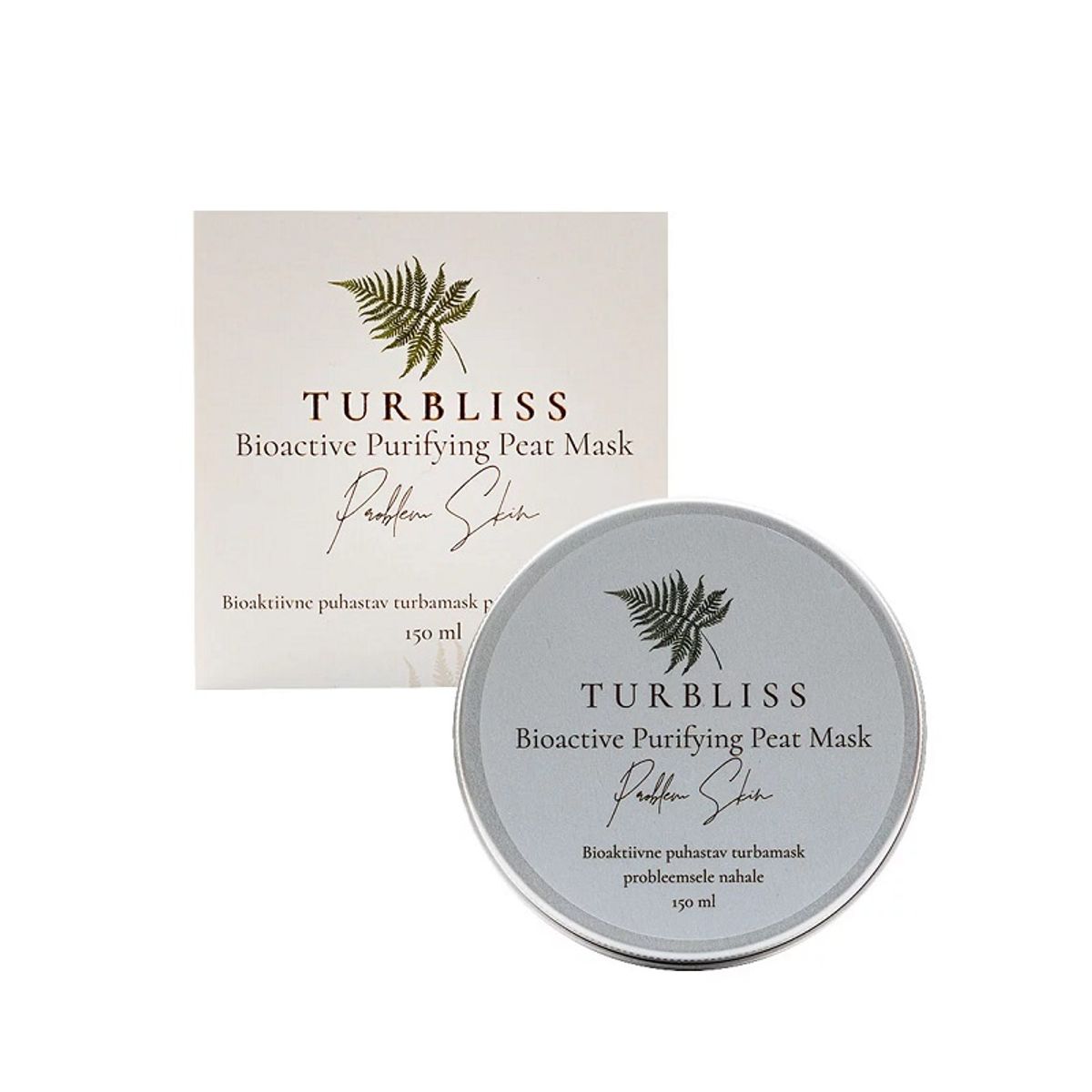 TURBLISS - Bioaktiv Tørve-maske - problemhud 150ml