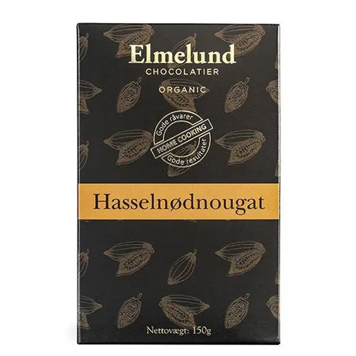 Elmelund Chocolatier - Økologisk Hasselnødnougat 150g