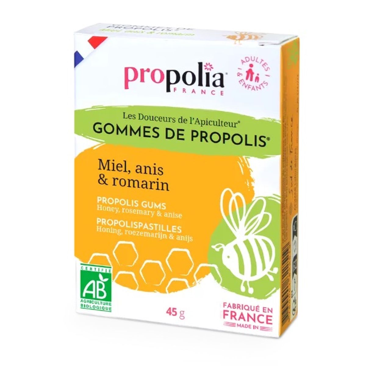 Propolia® - Økologisk Propolis Sugetabletter med Honning, Rosmarin & Anise