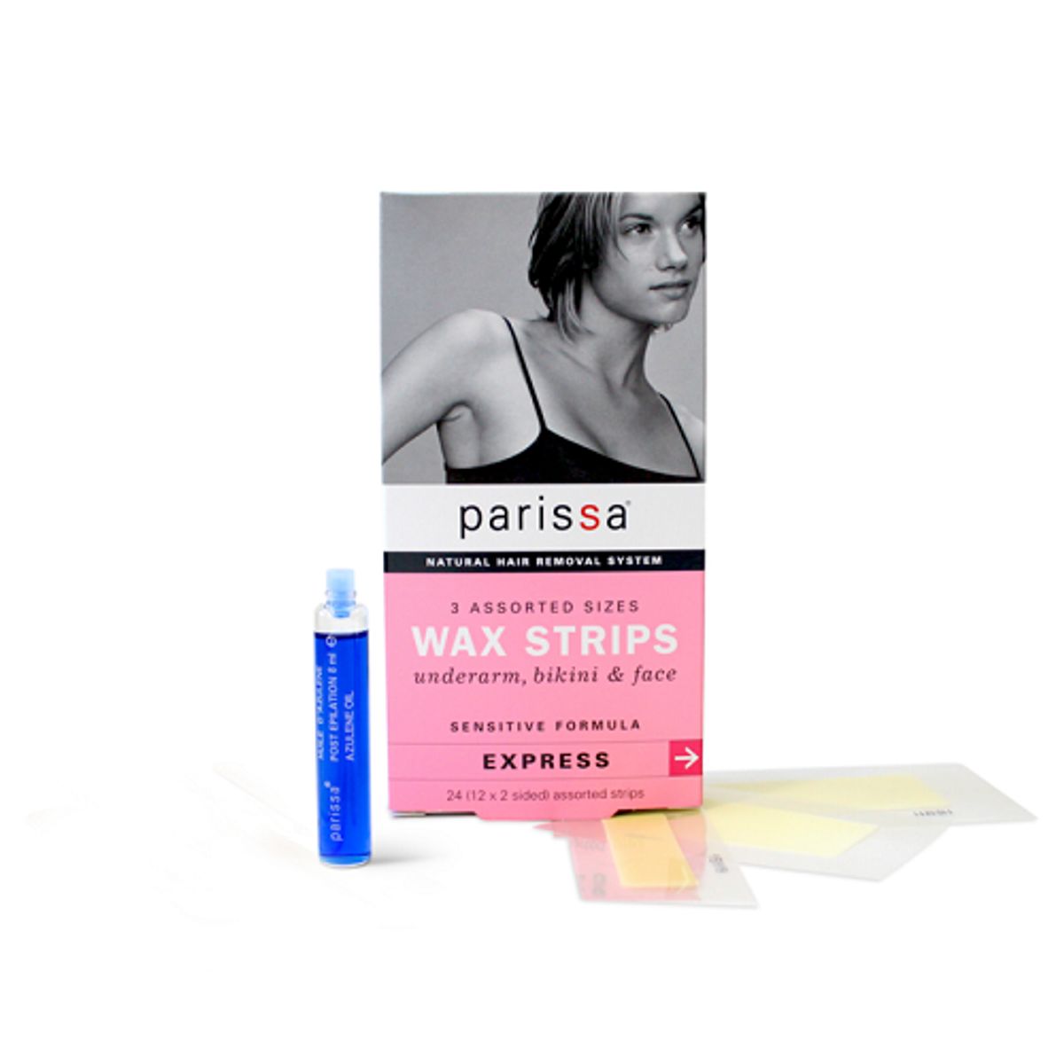 Parissa - Wax Strips Assorted Size For Underarm, Bikini & Face