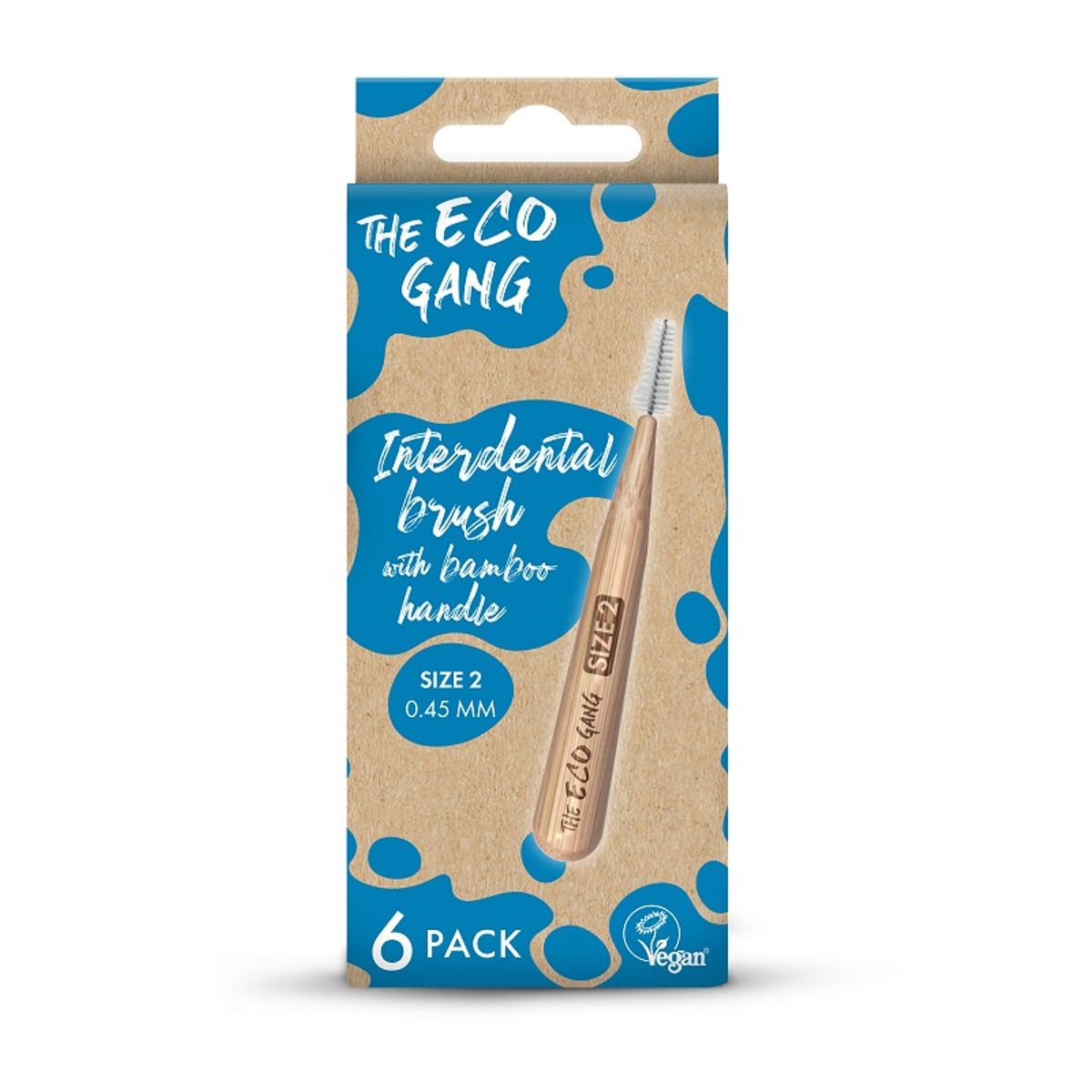 THE ECO GANG - Bambus Interdental Mellemrumsbørste 0,45mm