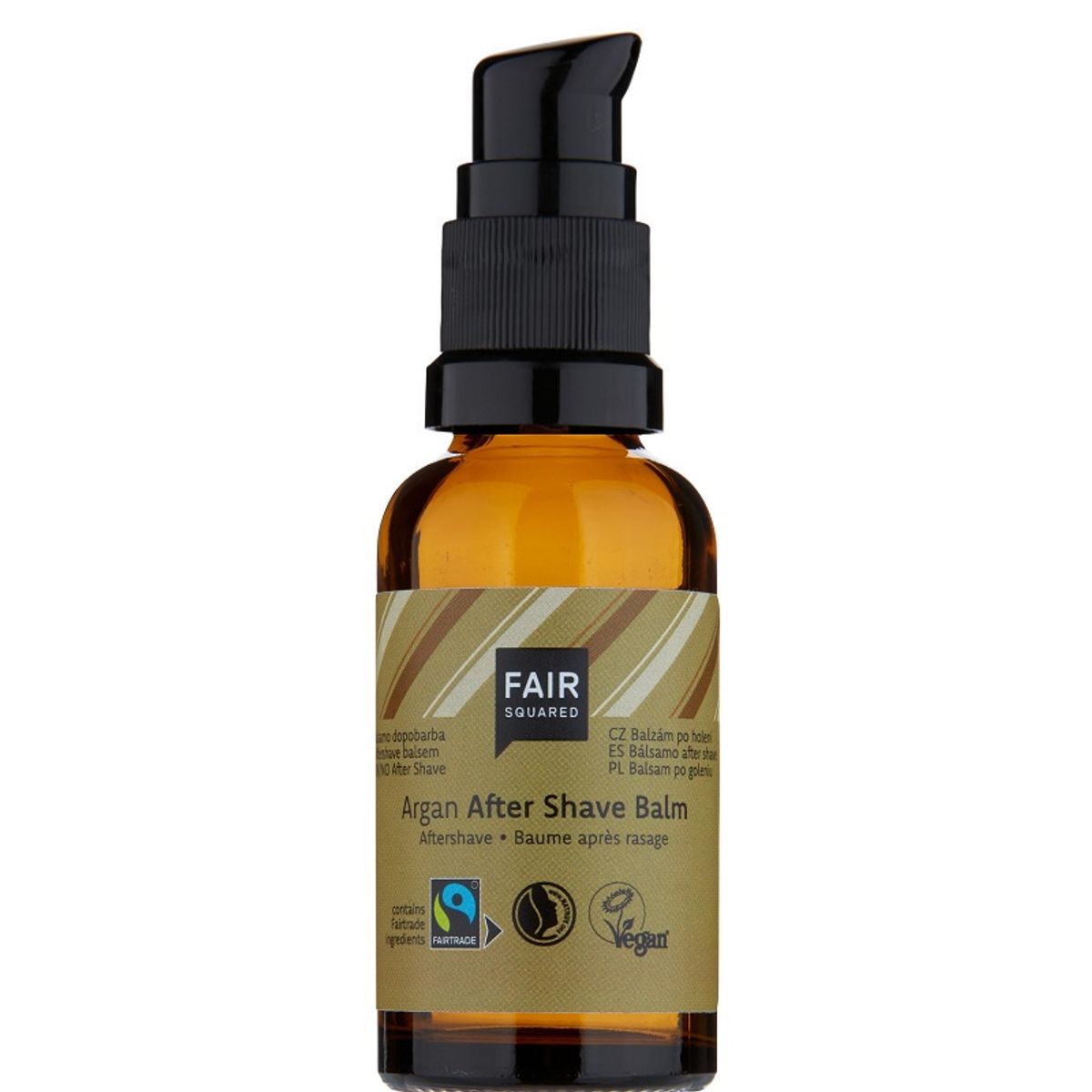 FAIR SQUARED - Økologisk Argan Aftershave Balm med pumpe