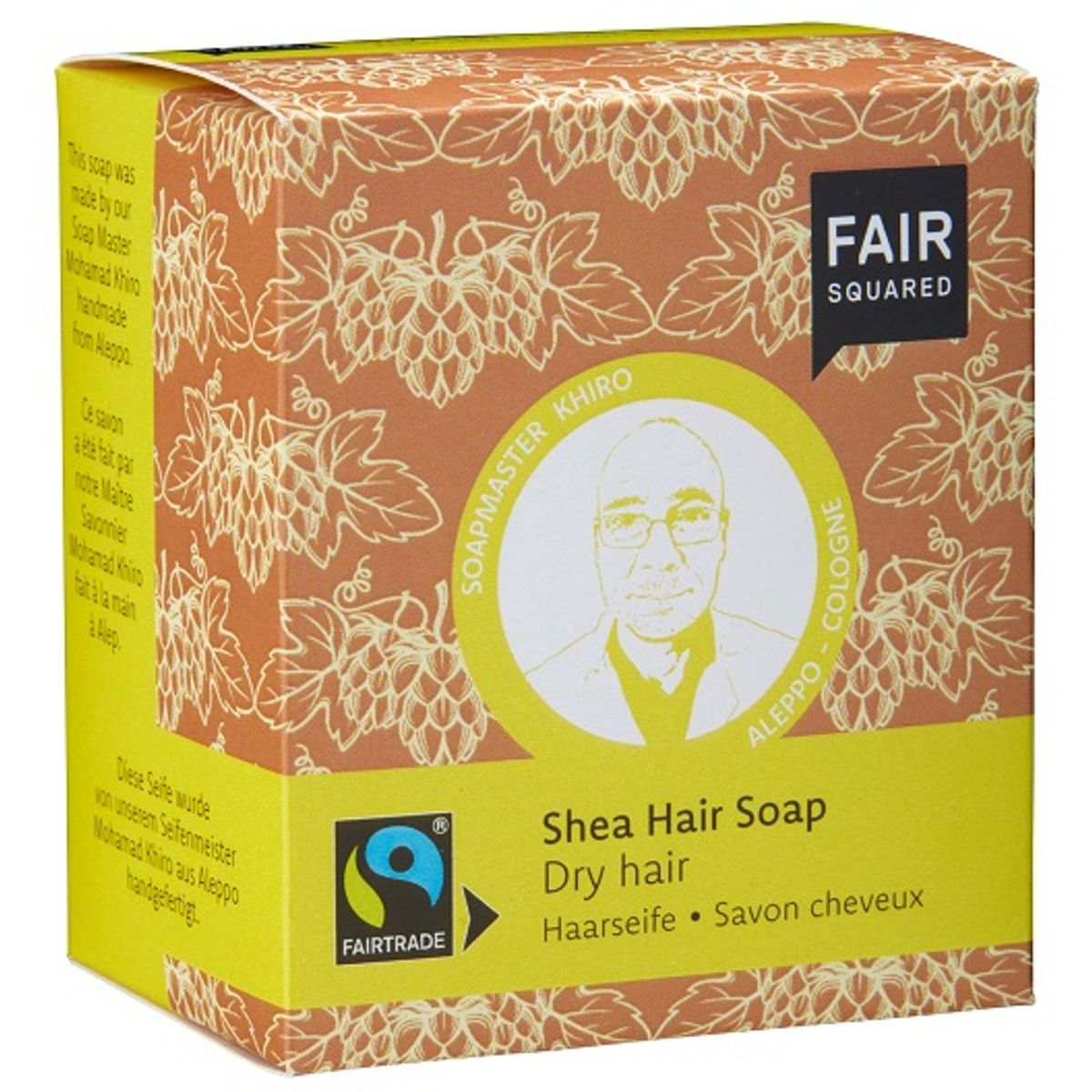 FAIR SQUARED - Økologisk Shea Shampoobar til Tørt Hår