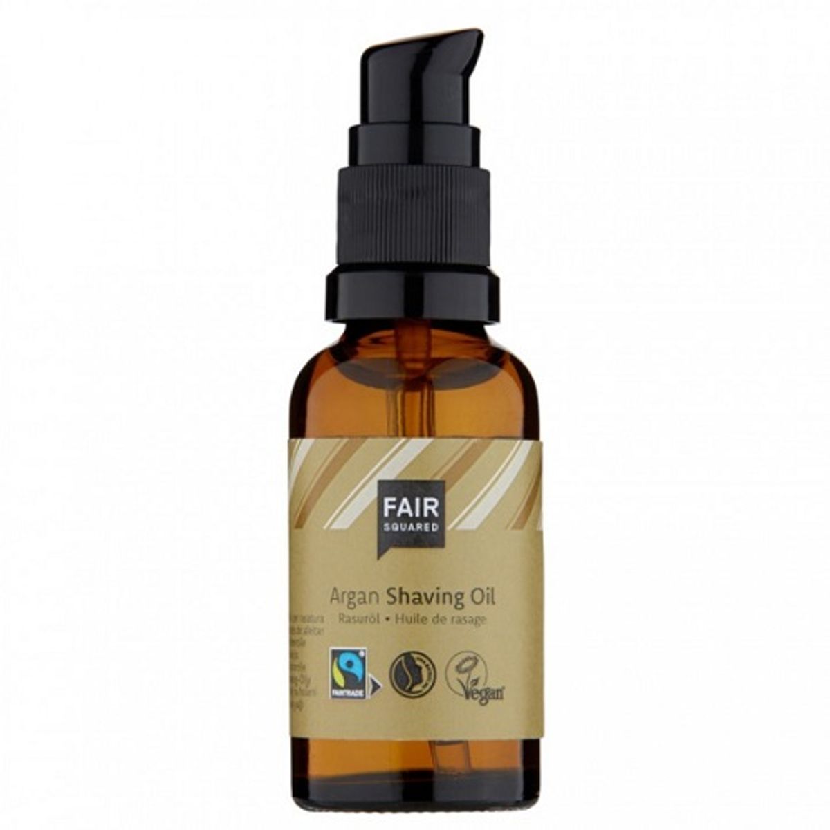 FAIR SQUARED - Økologisk Argan Shaving Oil med pumpe