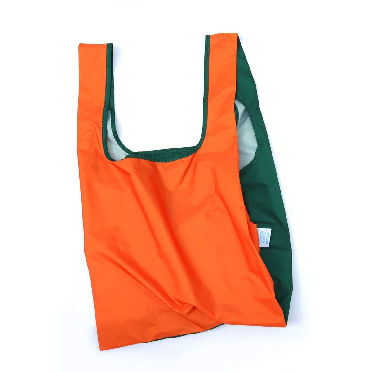 KIND BAG - Bicolour Orange & Green Indkøbspose i Medium