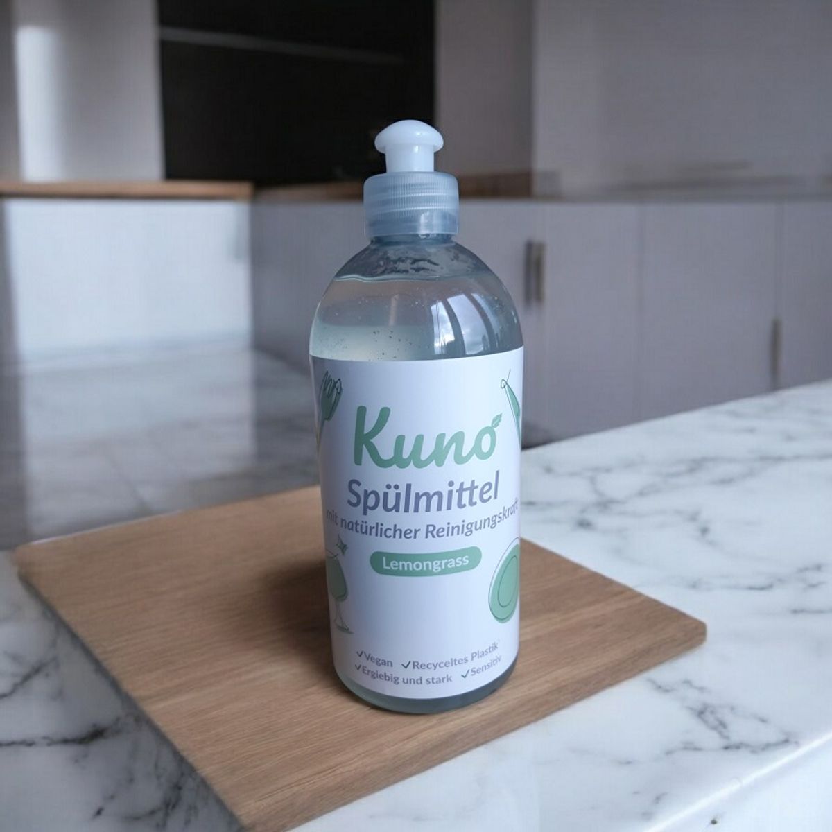 Kuno - Opvaskemiddel med citrongræs 500ml