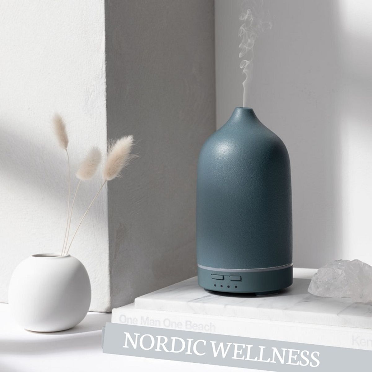 NORDIC WELLNESS - Keramisk aroma diffuser - Ocean Blue