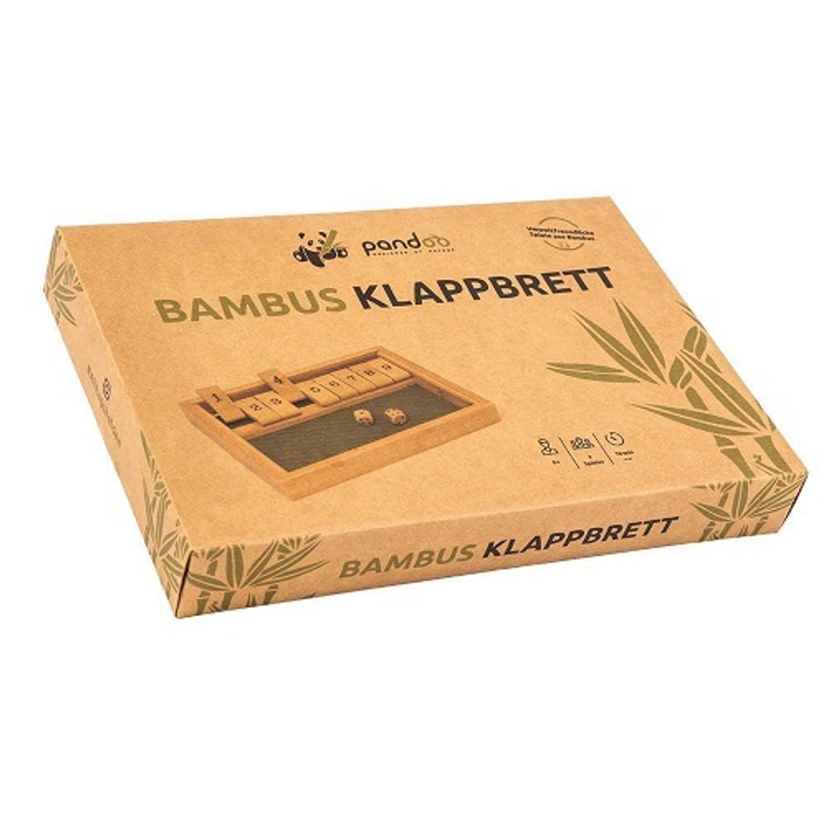 Pandoo - Klapbræt Spil i Bambus