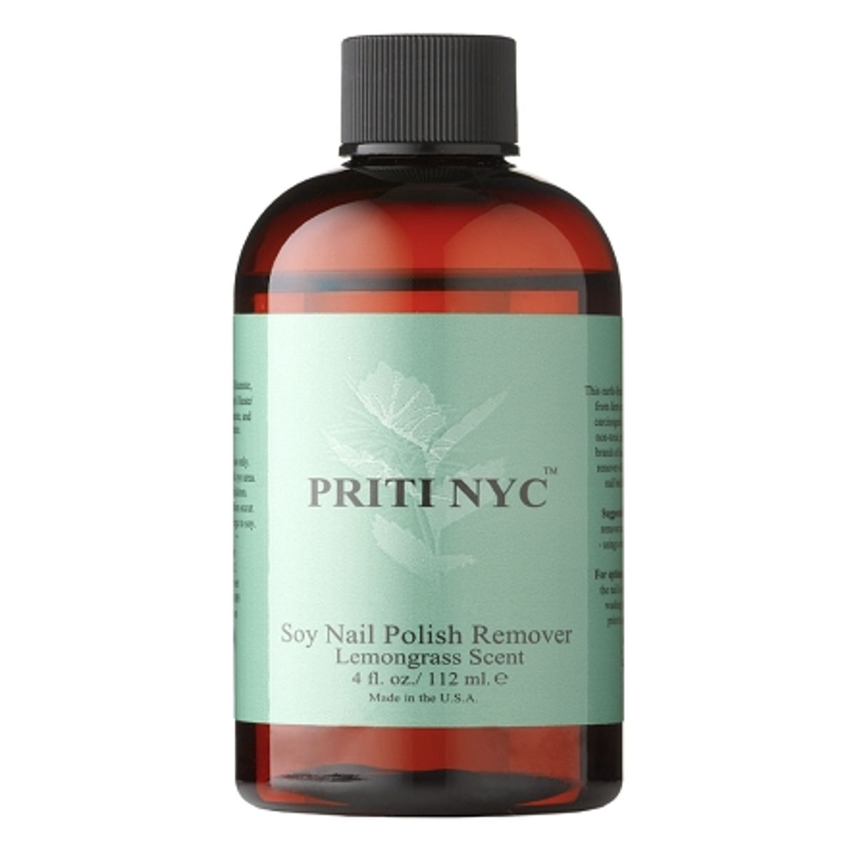 PRITI NYC - N°913 - Soy Nail Polish Remover with Lemongrass 118ml