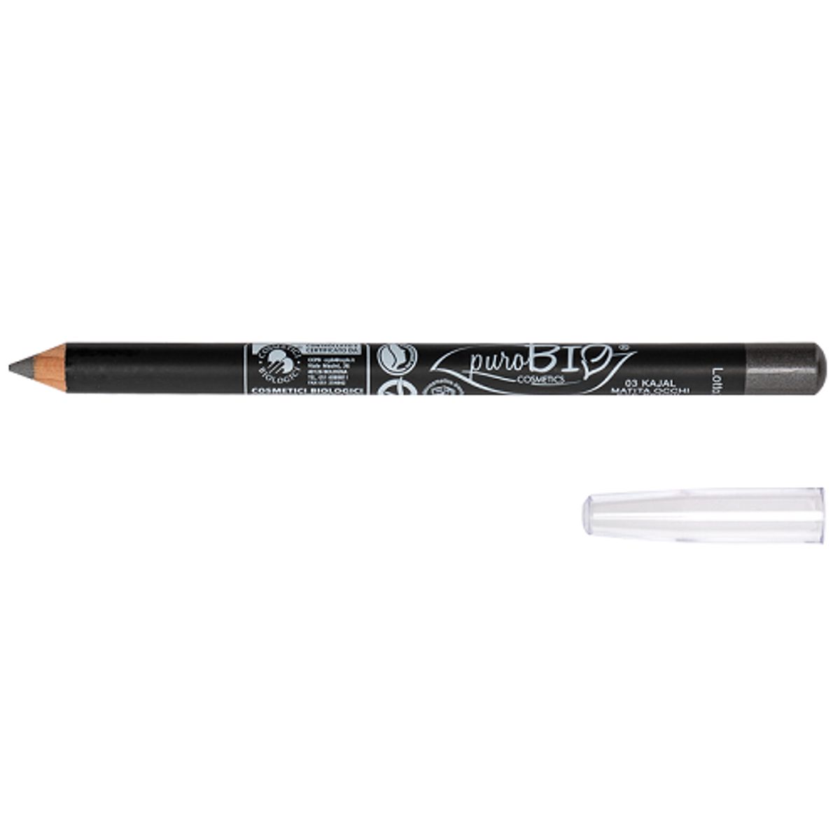 puroBIO Cosmetics - Eyeliner metallic grå 03