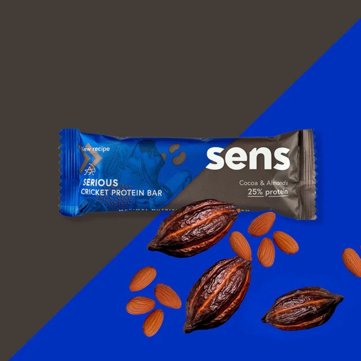 sens - Cricket protein bar - Bitter Cacao & Sesame