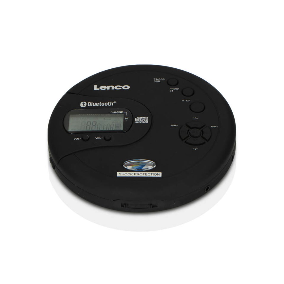 Lenco CD-300BK Bærbar CD Afspiller m. Bluetooth