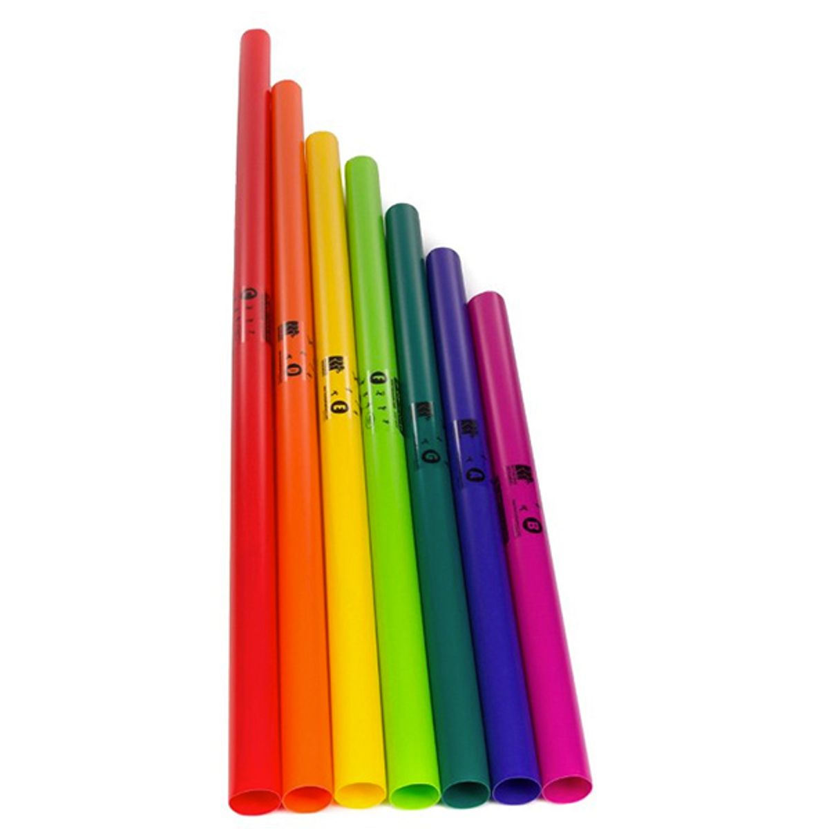 Boomwhackers Bas Sæt (7 stk.)