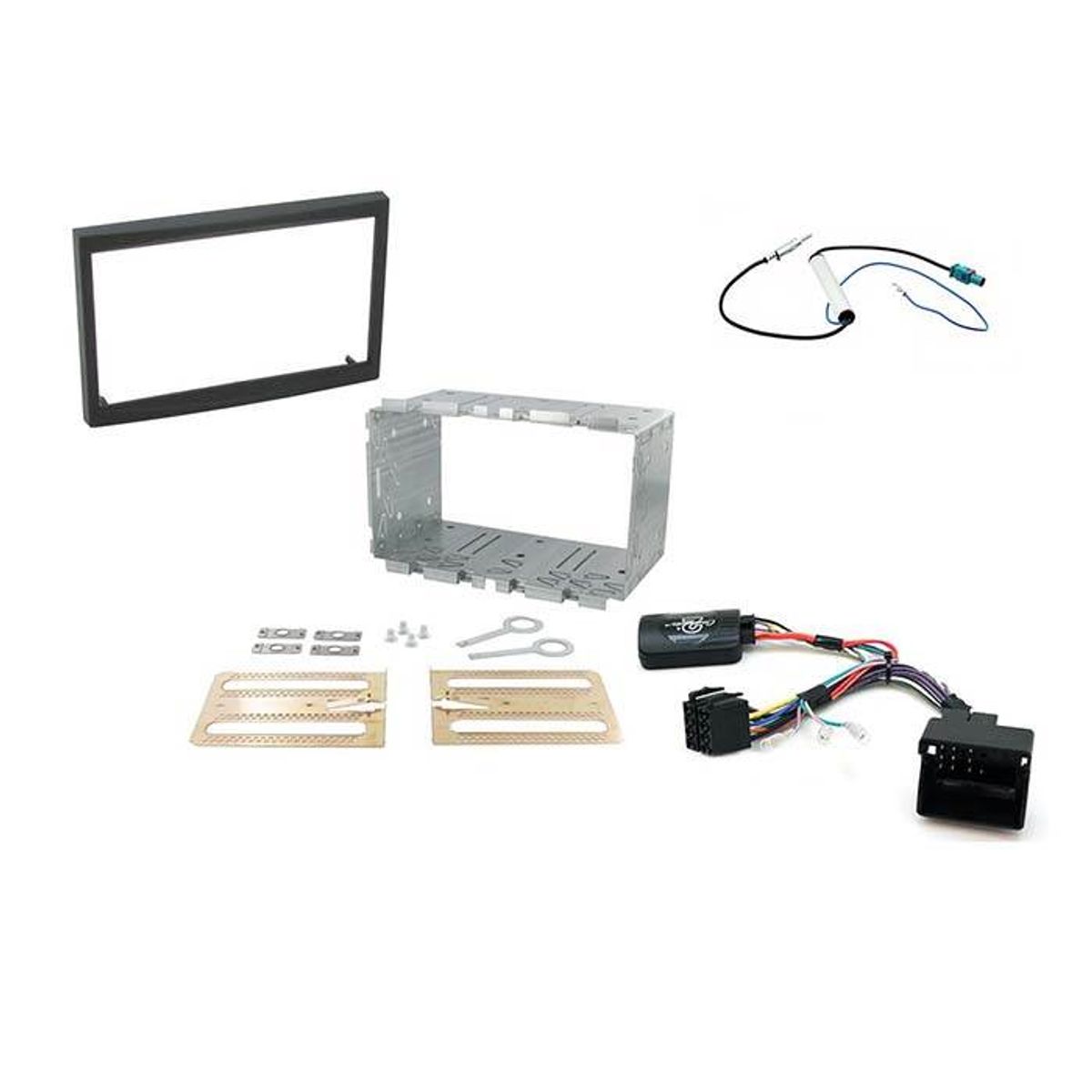 2-DIN kit til Peugeot 207 & 307 u. Baksensor