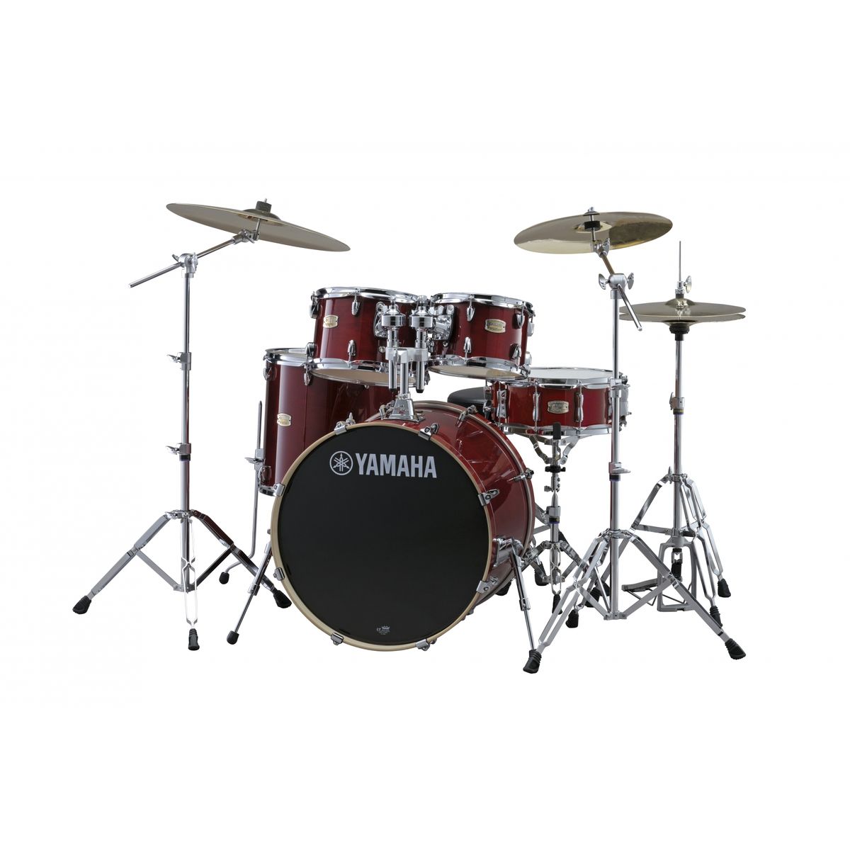 Yamaha Stage Custom Birch Studio Trommesæt (Cranberry Red)