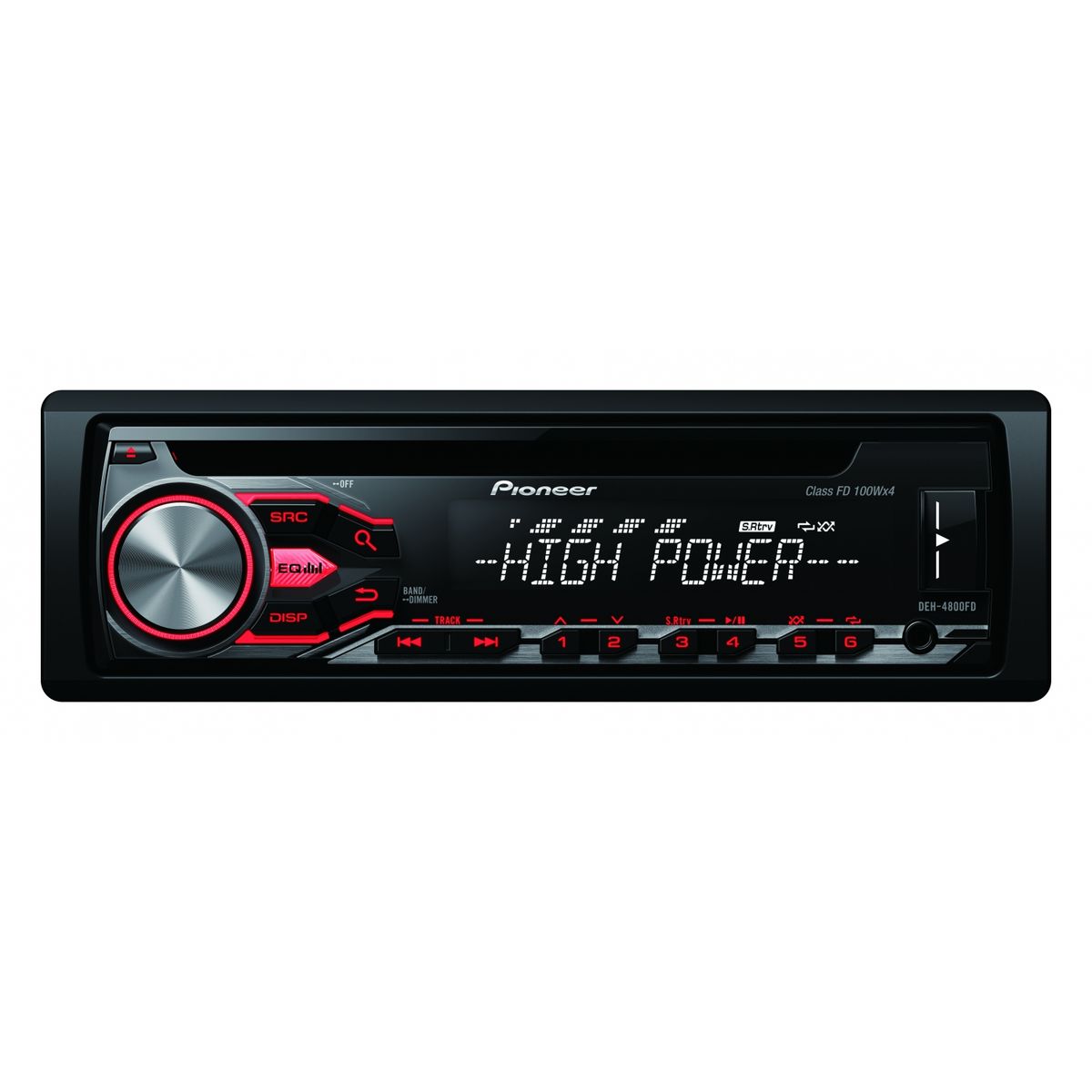 Pioneer DEH-4800FD High power 1-DIN Bilstereo