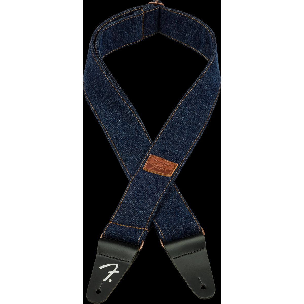 Fender x Wrangler Denim Guitarrem (Dark Indigo, 2")