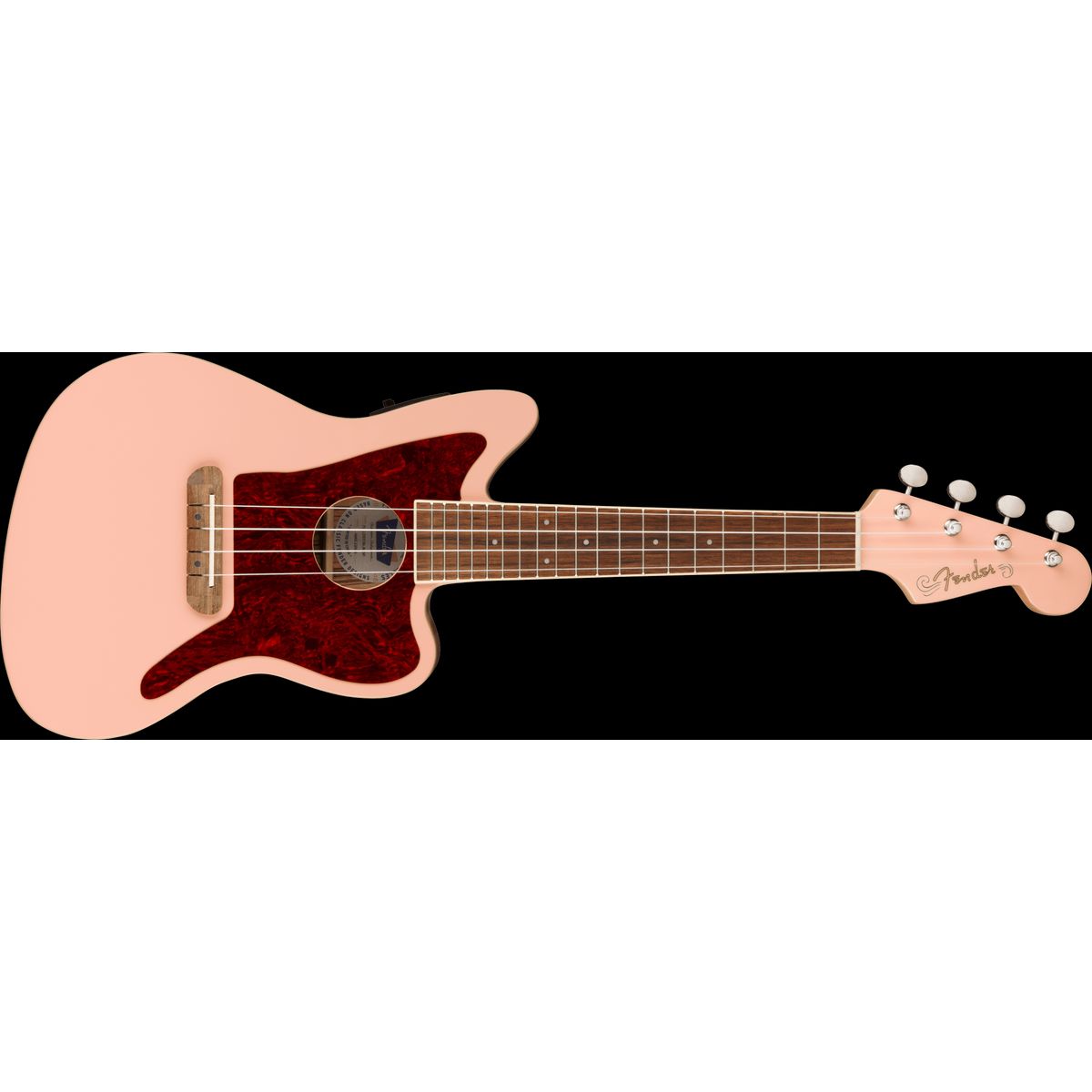 Fender Fullerton Jazzmaster Ukulele (Shell Pink)