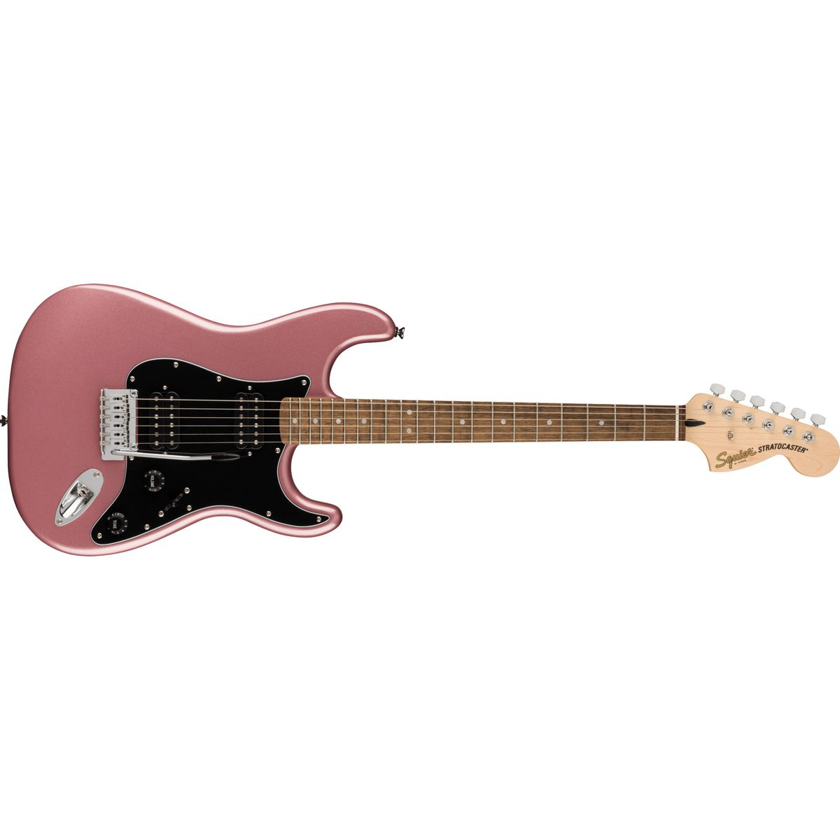 Fender Squier Affinity Stratocaster HH El-guitar (Burgundy Mist)