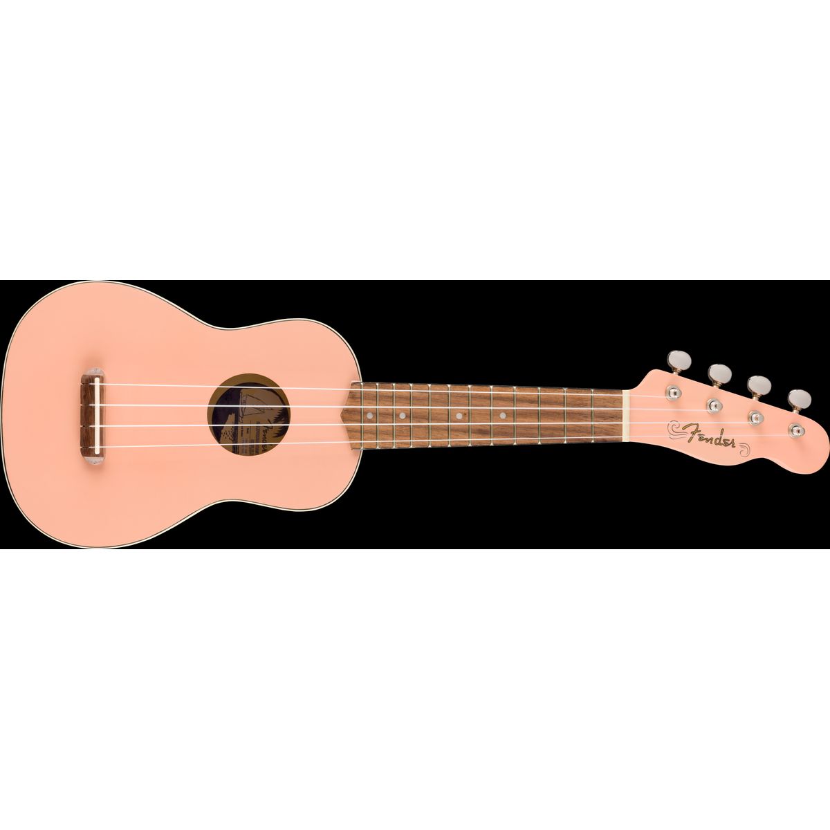 Fender Venice Soprano Ukulele (Shell Pink)