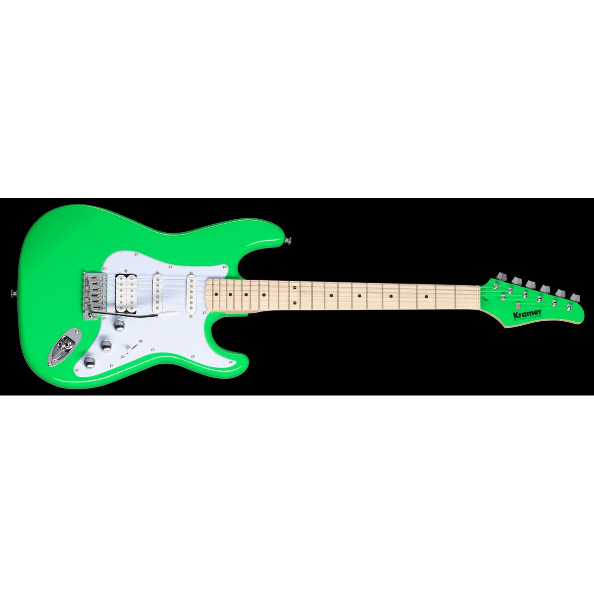 Kramer Focus VT-211S El-guitar (Neon Green)