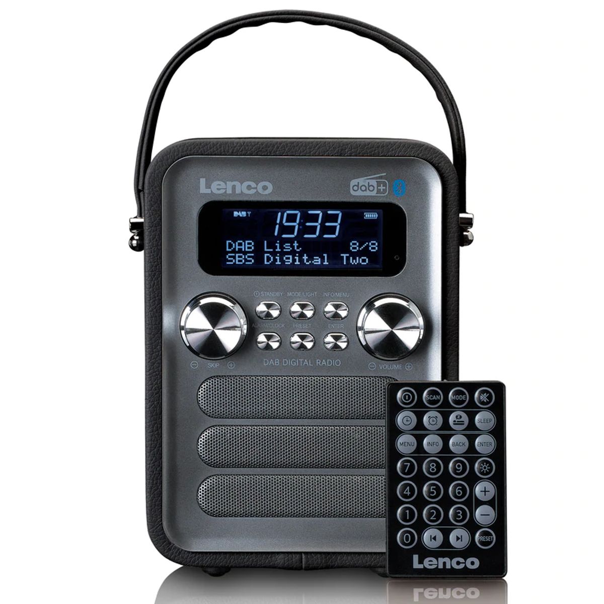 Lenco PDR-051 DAB+ Radio (Sort/Sølv)